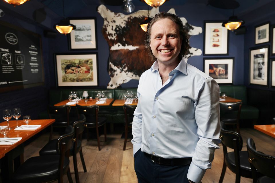 Stephen Buckley of FX Buckley at their Pembroke Street restaurant. Photo: Steve Humphreys